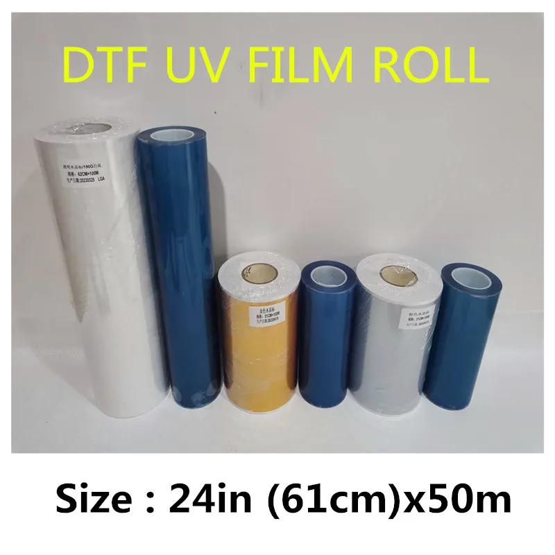 ޴ ̽ ̴ UV DTF A ʸ, ݼ  UV DTF , 24 ġ  ʸ, 60cm x 50m